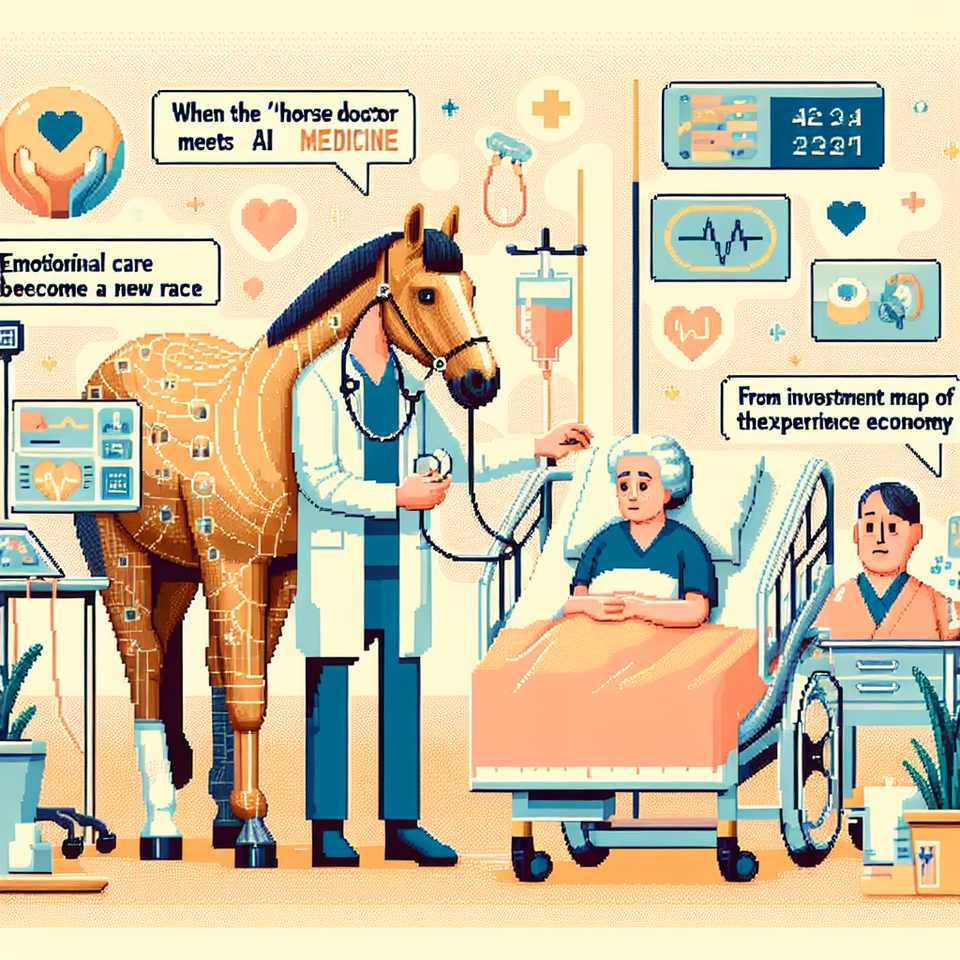 當「馬醫師」遇上AI醫療：情緒照護成新賽道，從安寧病房到社交餐飲的體驗經濟投資地圖