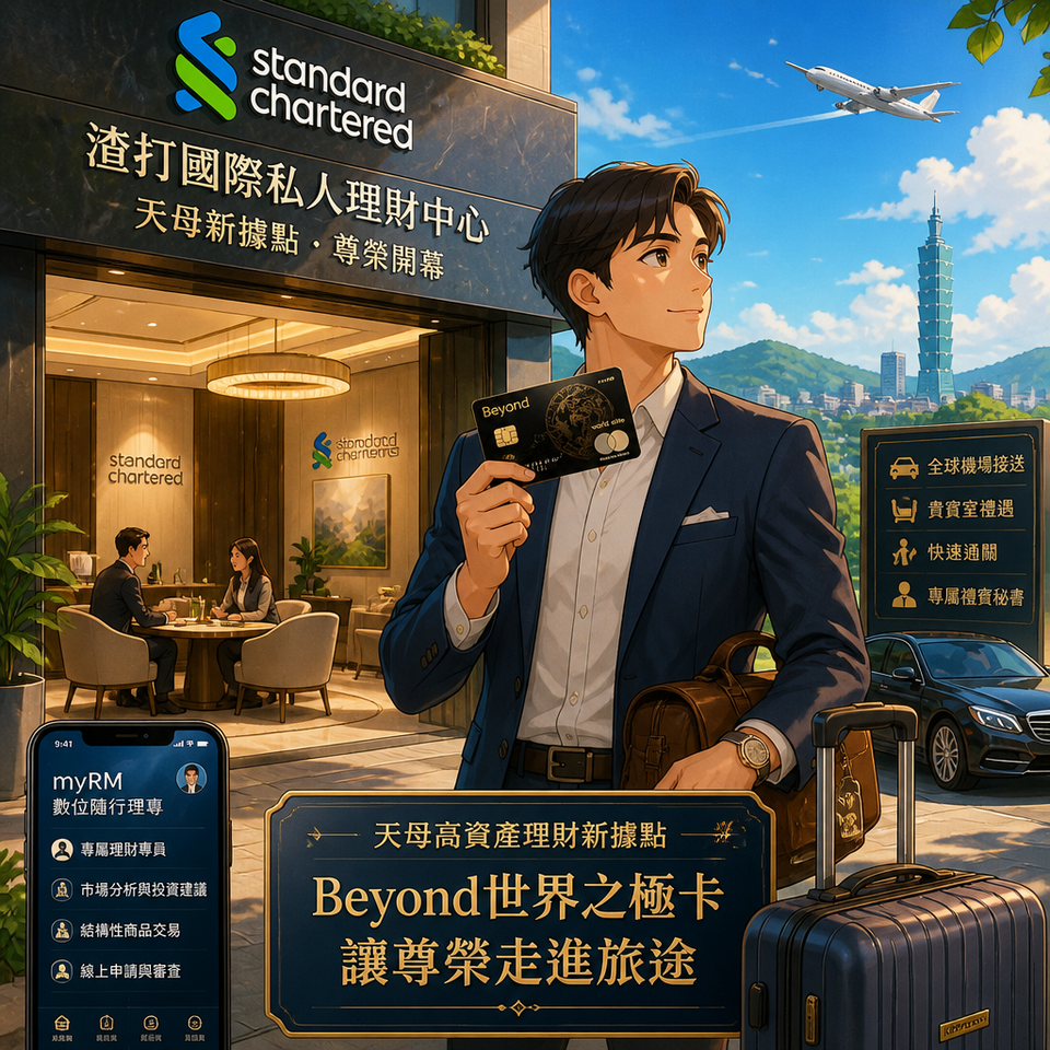 天母高資產理財新據點：渣打國際私人理財中心開幕，Beyond世界之極卡讓尊榮走進旅途