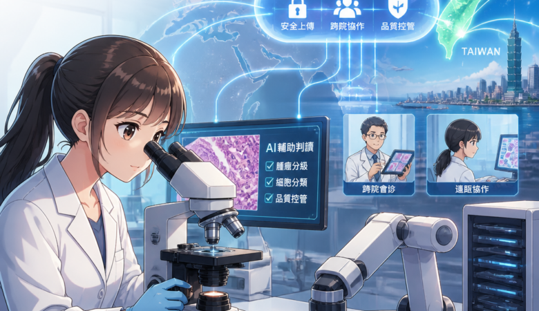 從顯微鏡到雲端：AI數位病理如何緩解醫療人力荒，並推動台灣健康科技出海