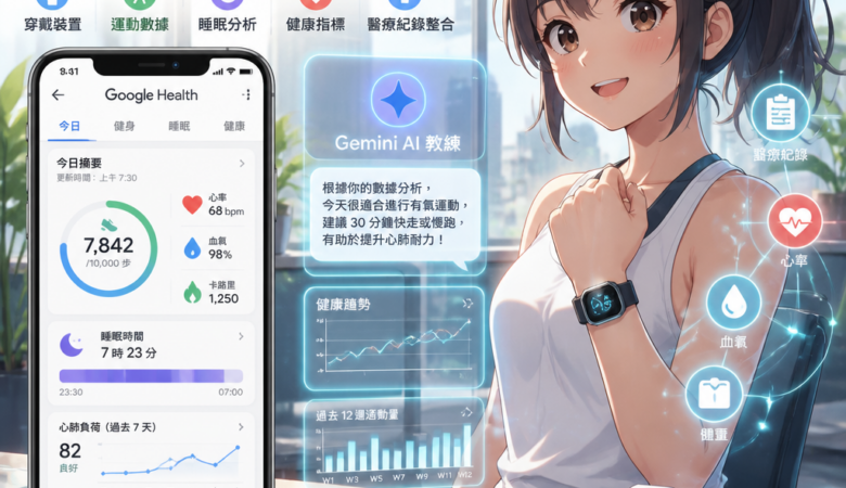 Google Health 上線：從 Fitbit/Google Fit 整併到 Gemini AI 教練，數位健康走向「個人預防醫學中樞」