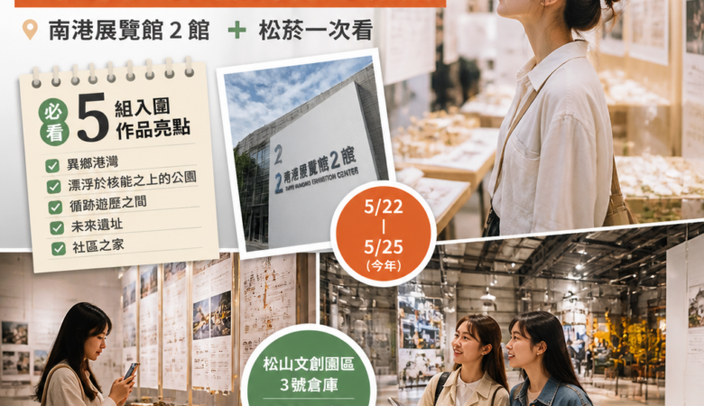 2026 新一代設計展逛展攻略：大葉空設系 5 組入圍金點新秀必看作品｜南港展覽館 2 館＋松菸一次看