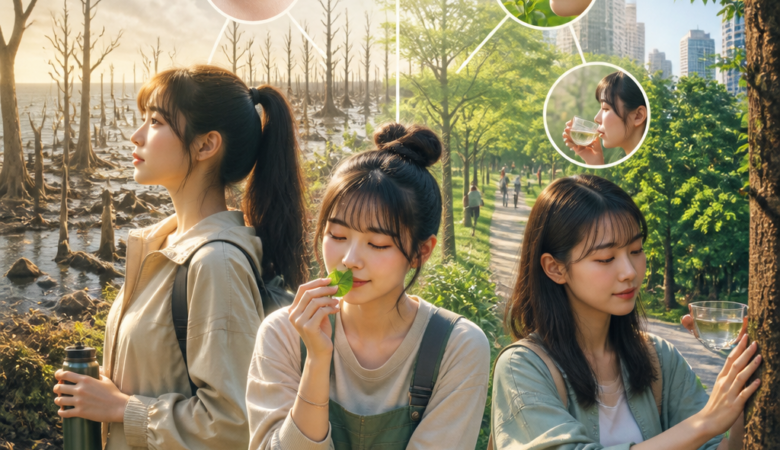 當海邊森林變成「幽靈」：用五感覺察把氣候焦慮，轉成城市綠生活的療癒行動