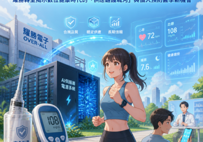 從安全針具到AI伺服器電源：耀勝轉型揭示數位健康時代的「供應鏈護城河」與個人預防醫學新機會