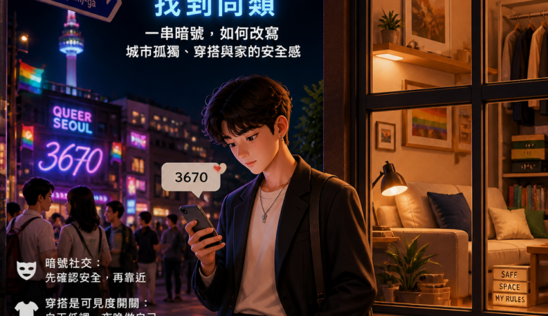 在首爾用「3670」找到同類：一串暗號，如何改寫城市孤獨、穿搭與家的安全感