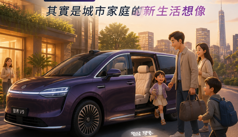 一台 MPV 也能很有儀式感：智界 V9「超規格包裝」背後，其實是城市家庭的新生活想像