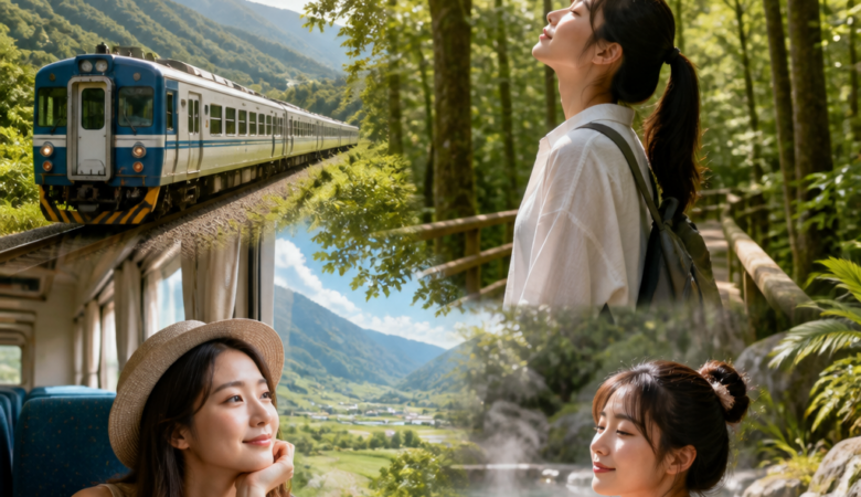 坐上鐵道去森呼吸：花東縱谷的五感療癒旅，教你把溫泉與森林帶回日常