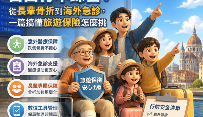 2026 自由行不踩雷：從長輩骨折到海外急診，一篇搞懂旅遊保險怎麼挑