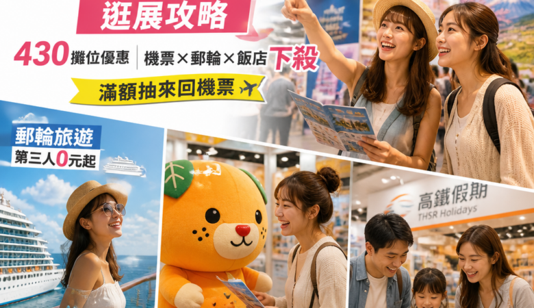 2026高雄國際旅展逛展攻略：430攤位優惠、機票郵輪飯店下殺＋滿額抽來回機票｜本週末必衝