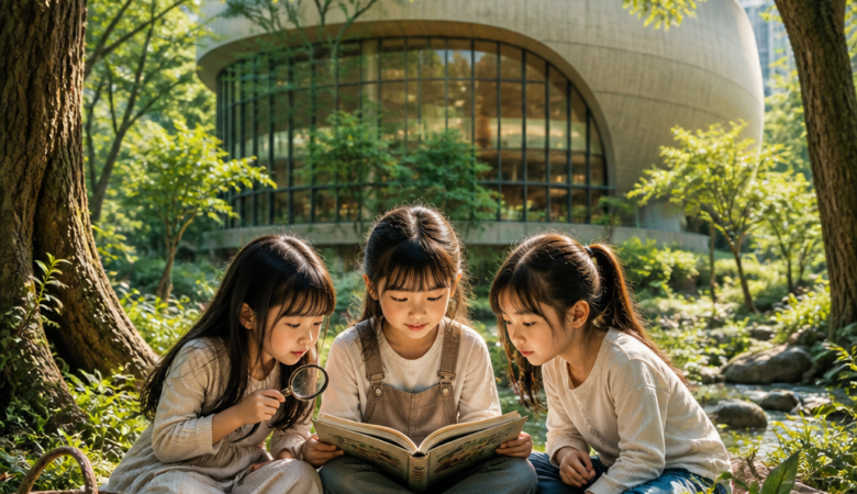 在秋紅谷孵一顆「閱讀的蛋」：童書之森．臺中如何把森林療癒帶進親子日常