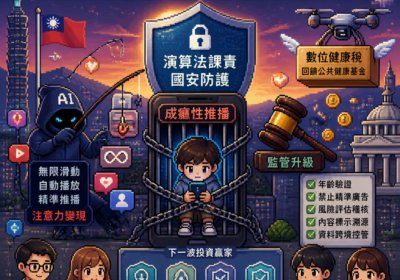 演算法國安與「數位健康稅」時代來了：社群監管升級下，誰是下一波AI與資安投資贏家？