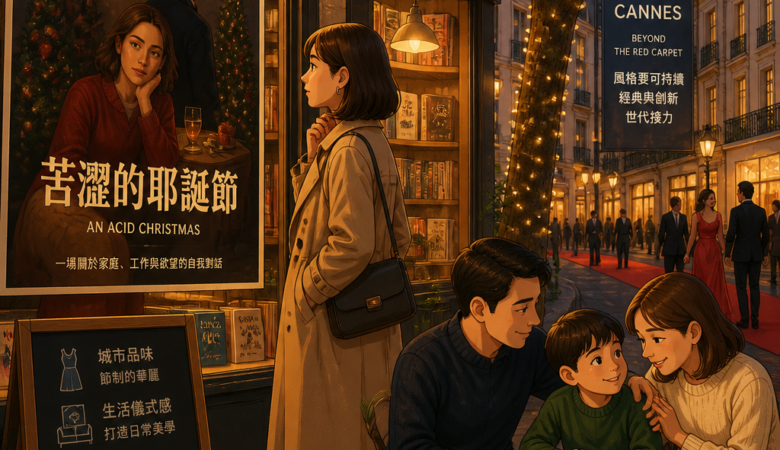 坎城紅毯之外：一張「苦澀的耶誕節」海報，照見城市品味、家庭教養與網路輿論的真相