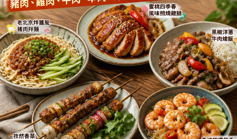 5 道家常料理靈感：從「豆汁皺眉梗」到 10分鐘料理必學——豬肉、雞肉、牛肉、羊肉、海鮮懶人食譜一次收