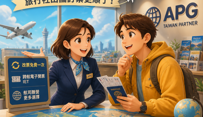 從「改票免費」到航司聯營：APG台灣合作夥伴版圖擴張，旅行社出國訂票更順了