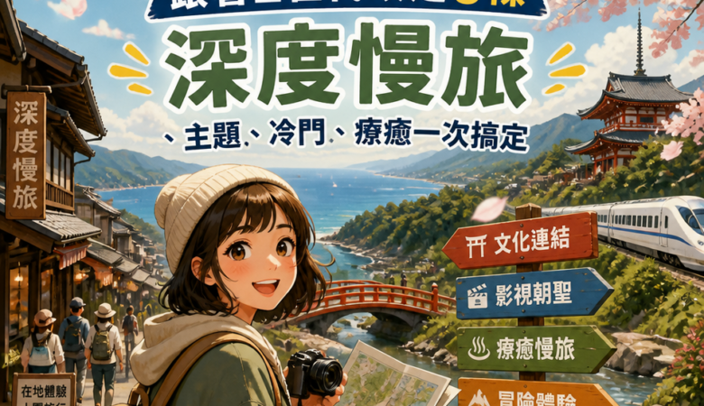 東京大阪玩膩了？跟著Z世代改走5條「深度慢旅」路線：主題、冷門、療癒一次搞定