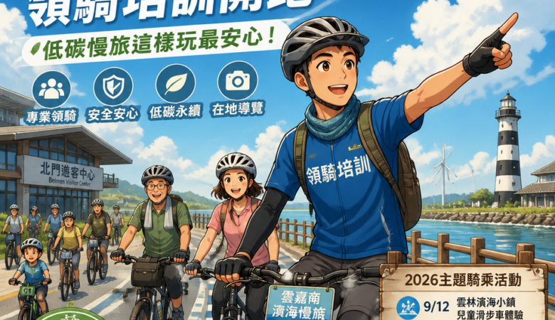 從北門出發：雲嘉南自行車領騎培訓開跑，低碳慢旅這樣玩最安心