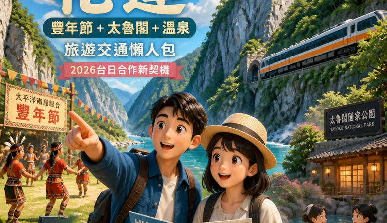 日本旅客看花蓮：豐年節＋太魯閣＋溫泉的旅遊交通懶人包（2026台日合作新契機）