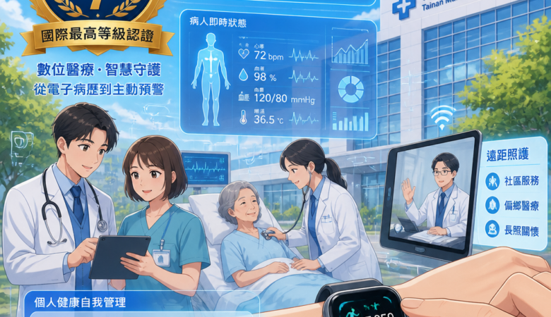 台南市立醫院奪HIMSS EMRAM Stage 7：從電子病歷到主動預警，健康科技如何真正走進臨床