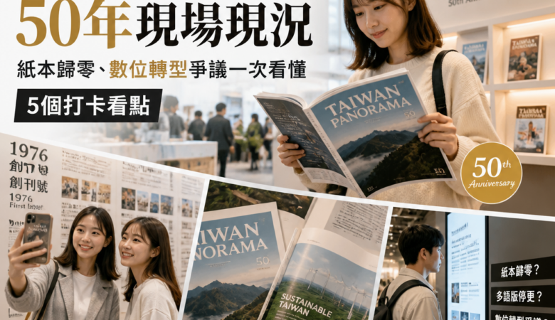 2026台北國際書展必逛！《台灣光華雜誌》50年現場現況：紙本歸零、數位轉型爭議一次看懂（5個打卡看點）