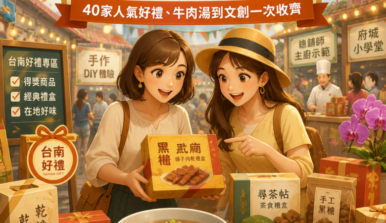 2026台南／台灣味伴手禮展最強攻略：40家人氣好禮、牛肉湯到文創一次收齊