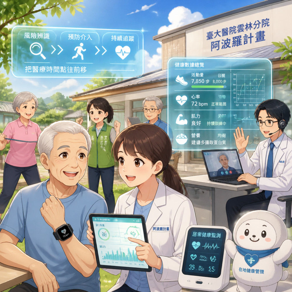 把醫療時間點往前移:雲林阿波羅的高齡友善科技,如何走向在地健康管理