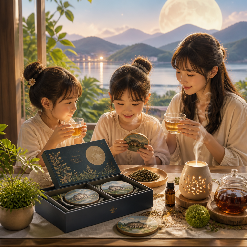 中秋也能這樣療癒：把日月潭五感帶回家，親子做茶香覺察與城市綠生活