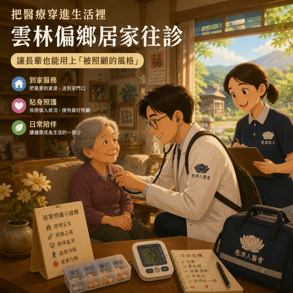 把醫療穿進生活裡：雲林偏鄉居家往診，讓長輩也能用上「被照顧的風格」