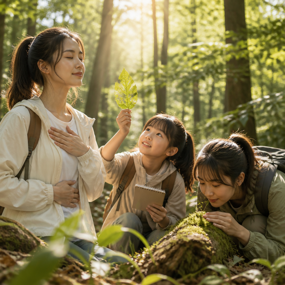 當森林成為「情報」的場景：用五感覺察把身心找回平衡（親子森林療癒指南）
