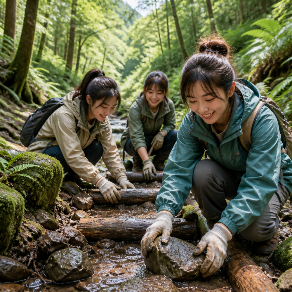 松羅湖山徑手作維護：用五感走進森林，把「責任共擔」變成日常療癒