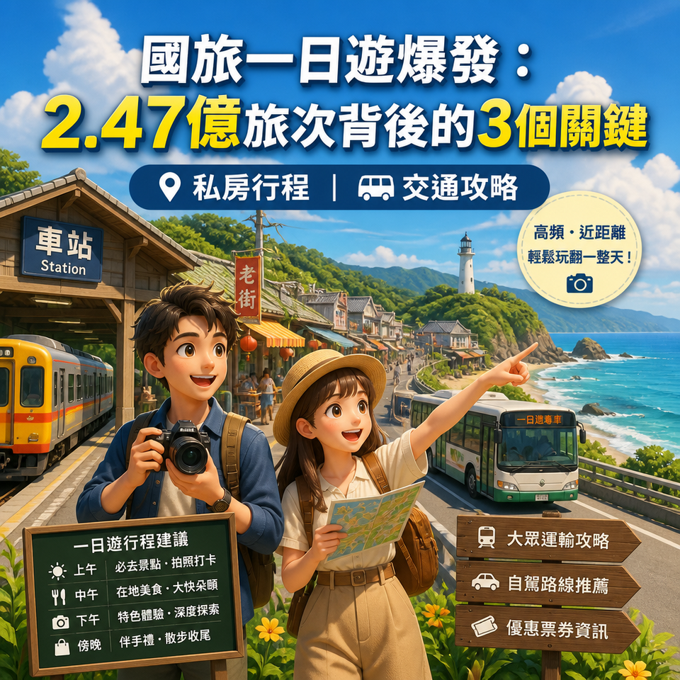 國旅一日遊爆發:2.47億旅次背後的3個關鍵,附私房行程與交通攻略