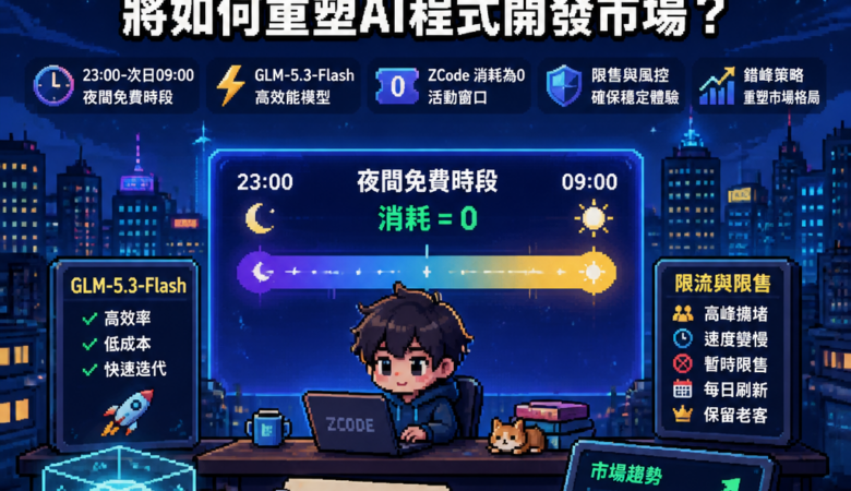 夜間免費算力背後：GLM Coding Plan 限售與錯峰策略，將如何重塑AI程式開發市場？
