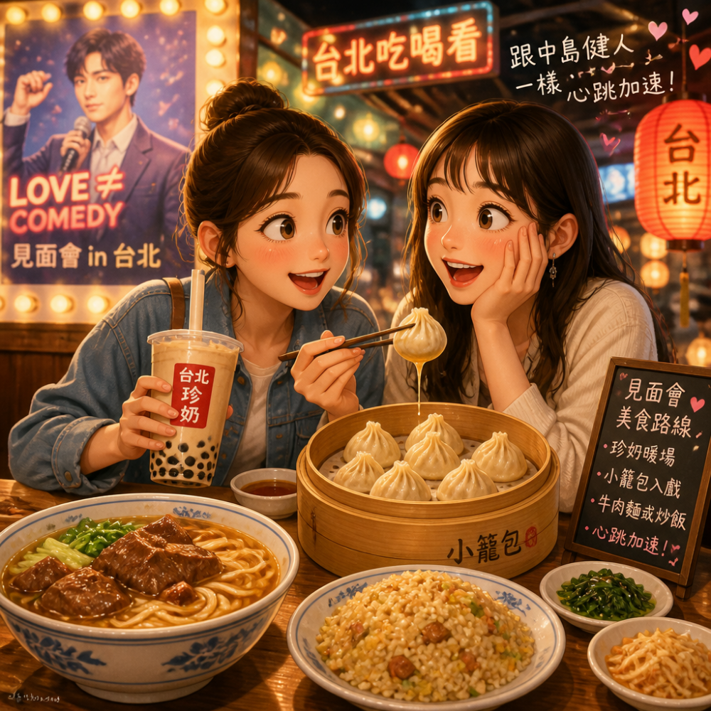 台北吃喝看《LOVE ≠ COMEDY》：跟中島健人一樣心跳加速的「見面會美食路線」