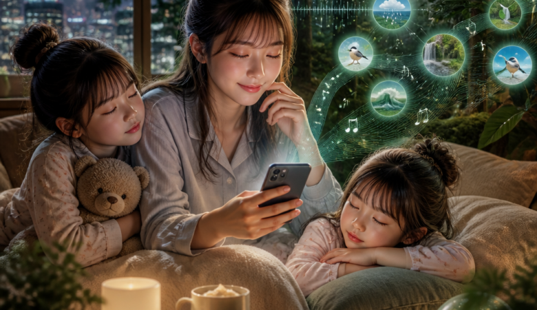 把城市噪音調成「森林頻率」：睡眠聲景 App 的五感助眠與親子自然覺察