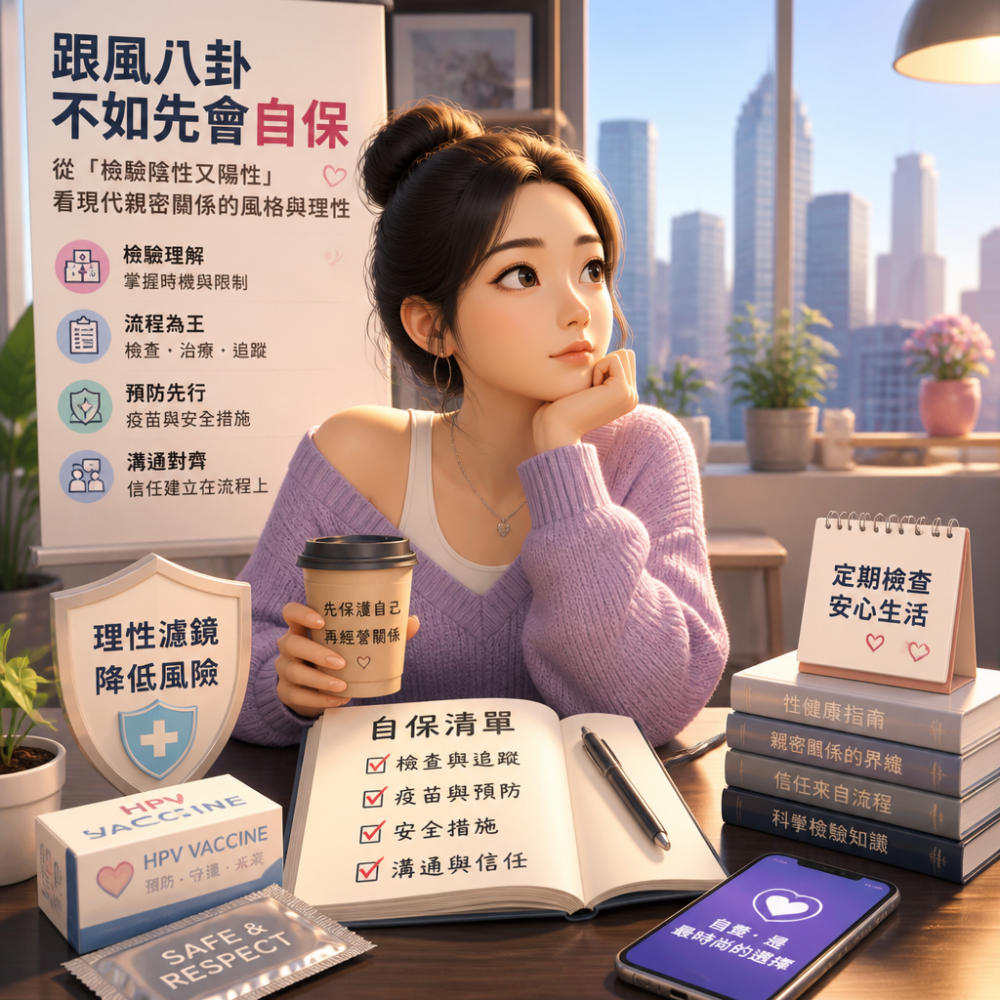 跟風八卦不如先會自保：從「檢驗陰性又陽性」看現代親密關係的風格與理性