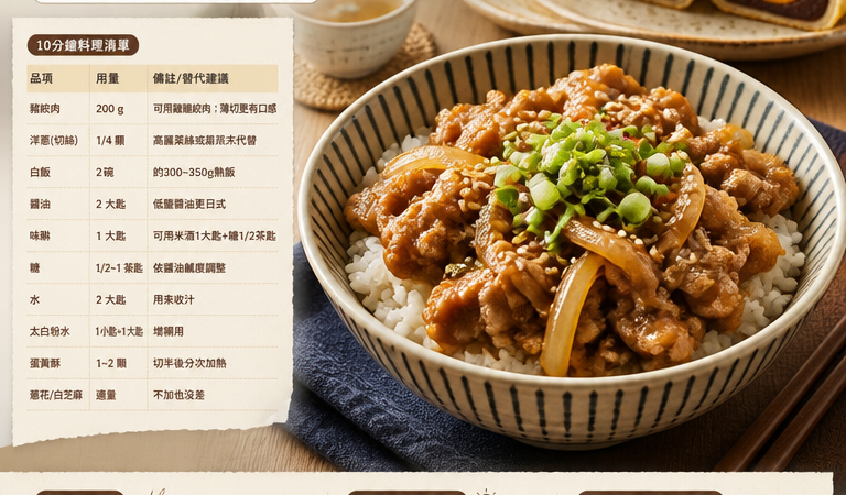 拾青今晚吃什麼｜10分鐘家常料理必學：避開微波炸裂的蛋黃酥溫熱法，再做一盤「日式照燒豚肉飯」