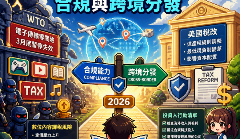 數位關稅與稅改雙夾擊：2026 投資人該押注合規與跨境分發