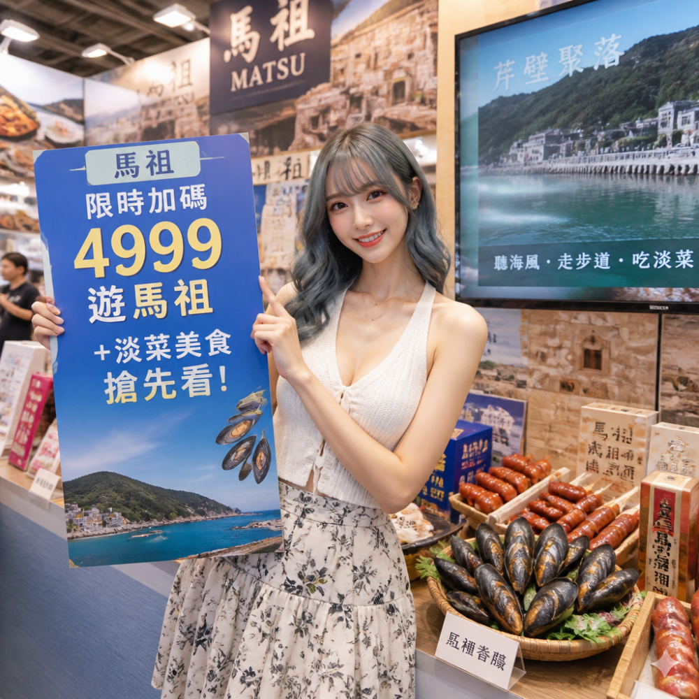 高雄冬季國際旅展馬祖限時加碼:4999遊馬祖+淡菜美食搶先看,小資自由行怎麼買最省?