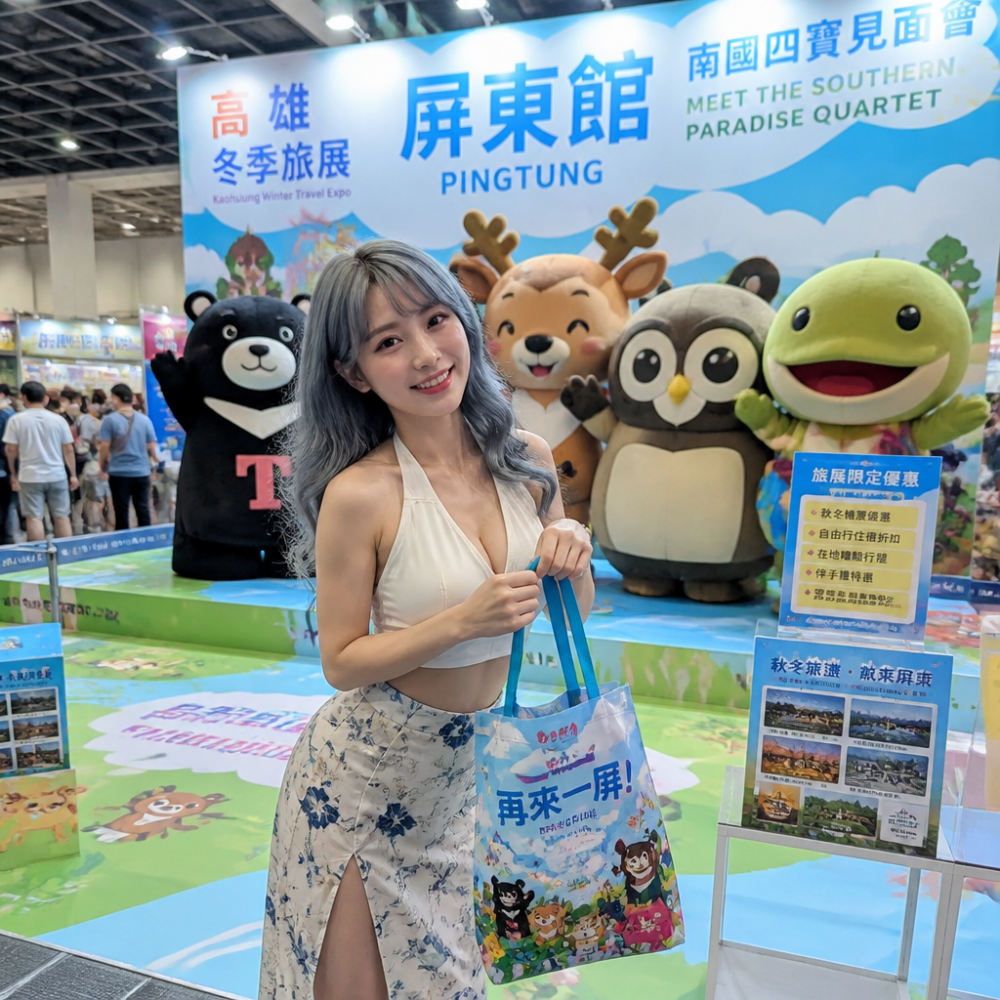 高雄冬季旅展神隊友：屏東館＋南國四寶見面會，順便撿到秋冬機票與自由行優惠