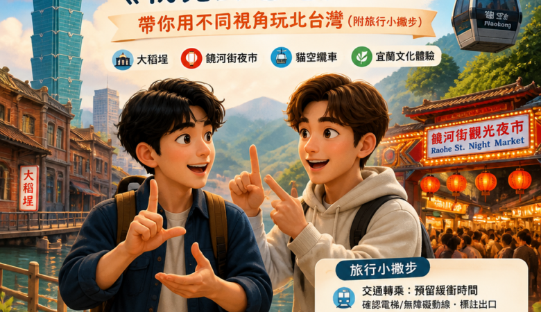 用手語也能出發！《初見出遊趣》台灣篇帶你用不同視角玩北台灣（附旅行小撇步）