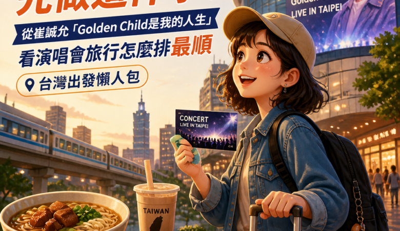 出國前先做這件事！從崔誠允「Golden Child是我的人生」看演唱會旅行怎麼排最順｜台灣出發懶人包